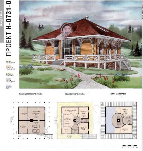 100 проектов коттеджей 2003 года