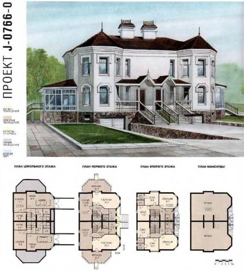 100 проектов коттеджей 2003 года